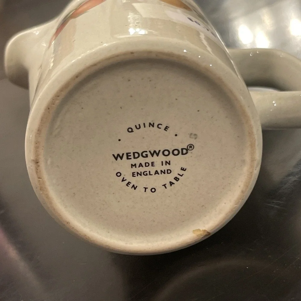 WEDGWOOD QUINCE  INDIVIDUAL‎ CREAMER Discontinued